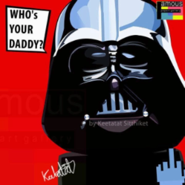 Pop Art Wall Decoration Drawing (Darth Vader Who's your daddy) ?????? ???? ? Sunny Play