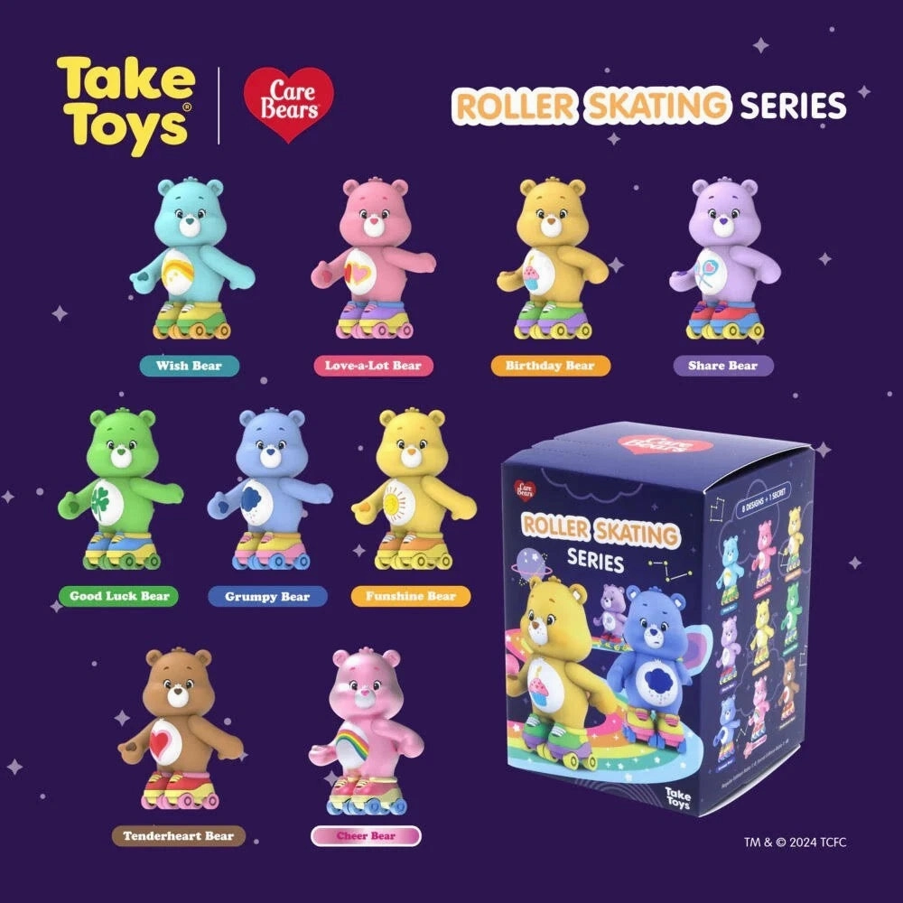 CB-BBF-002 Care Bears Sweet Roller Skating Series (box of 8) Permission Give