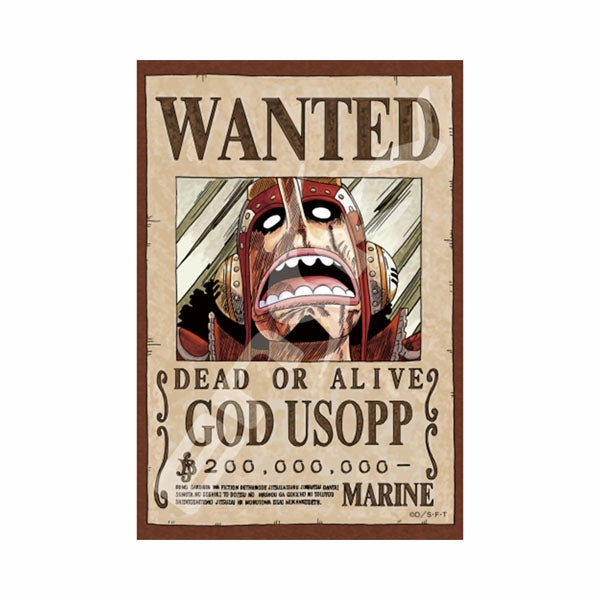 Time saving Safety Guarantee One Piece 150 pieces of puzzle << Wanted Poster - God Usopp~ >> 10x14.7cm