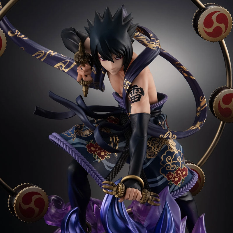 Industrial Decor Legendary Status Precious G.E.M. Series NARUTO Shippuden Sasuke Uchiha -Raijin- Complete Figure