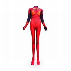 Evangelion Style Asca Langley Tights Full Body Cosplay Costume Fantasy Toy Protective Case