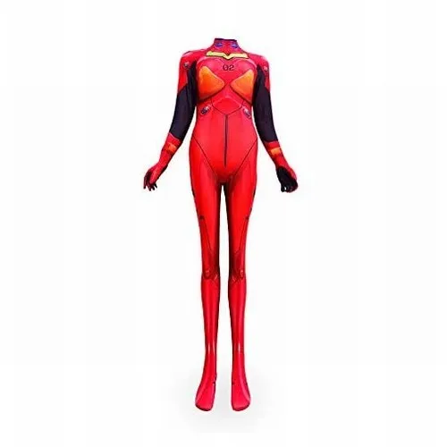 Evangelion Style Asca Langley Tights Full Body Cosplay Costume Fantasy Toy Protective Case