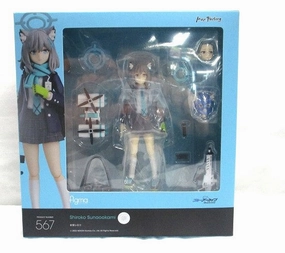 figma 567 Shiroko Sandwolf Bonus with ??closed eyes shy face?? (Blue Archive) African Art Cultural symbol