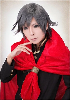 Literary Figure Mathematical Model ??FINAL FANTASY?? Machina Kunagiri  style cosplay wig