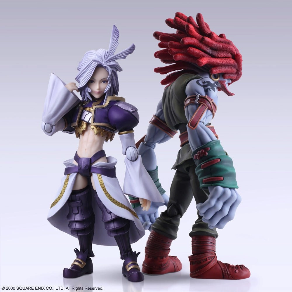 Premium Merchandise Custom Arrangement FINAL FANTASY IX BRING ARTS Kuja & Amarant Coral Action Figure