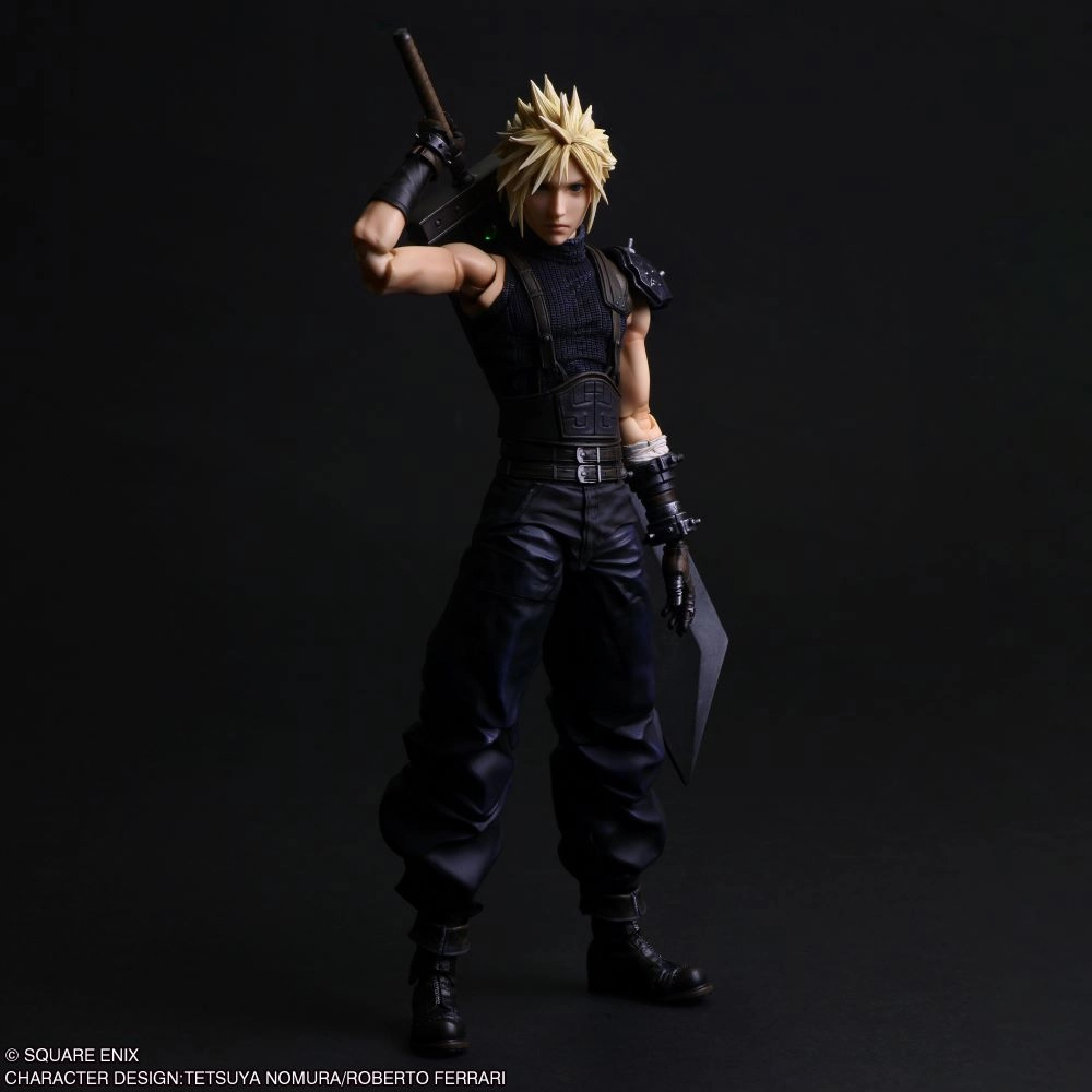 Art Merchandise Safe For Children Final Fantasy VII Rebirth Play Arts Shin Cloud Strife