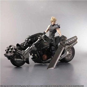 Resin Statue Glow In Dark Final Fantasy VII Remake PLAY ARTS Kai Cloud Strife & Hardy-Daytona