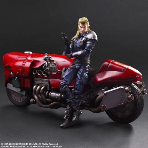Final Fantasy VII REMAKE PLAY ARTS KAI Roche & Motorcycle SET Folk Tale
