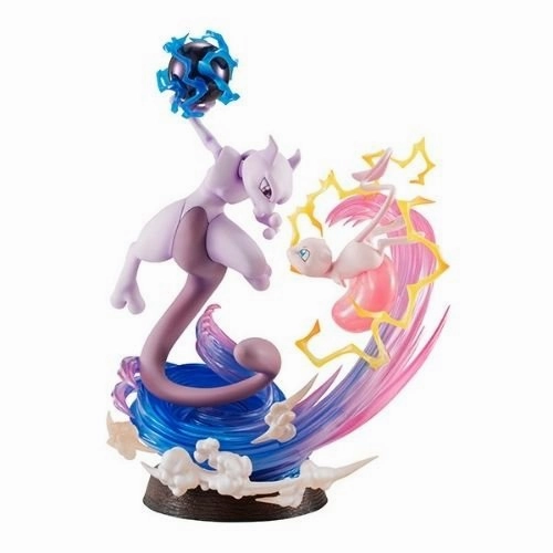 Hexadecimal Code Eco Friendly G.E.M. EX Series Pokemon Mew & Mewtwo Complete Figures
