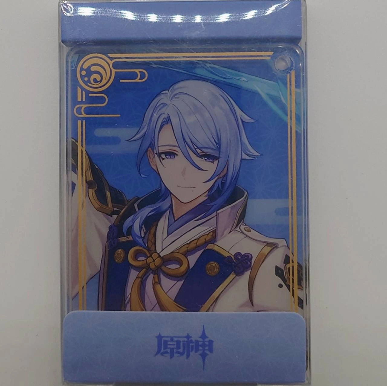 Genshin Impact Character Acrylic Strap Kamisato Ayato Miniature Product Battle Reenactment