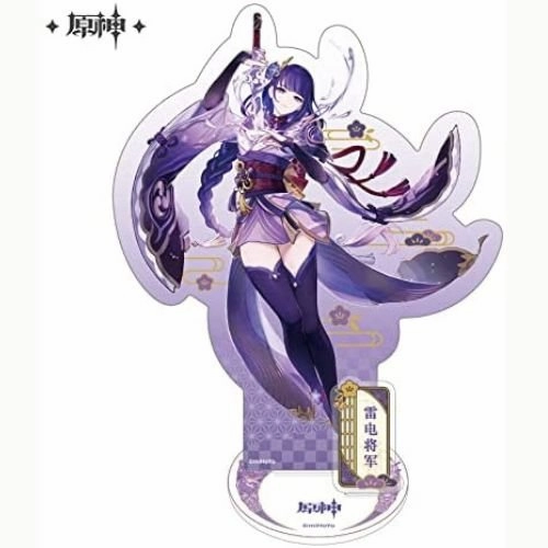 Fantasy Merchandise Genshin Impact Inazuma City Series Chara Acrylic Stand Raiden Shogun