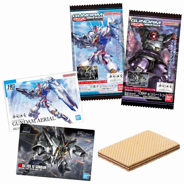 GUNDAM GUNPLA PKG ART COLLECTION CHOCOLATE WAFER 8 ?C?? ???_ (box of 20 packs) Recycling Project