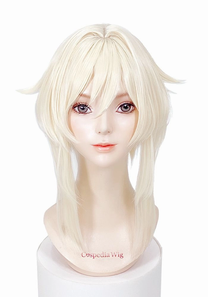 "Genshin Impact" Lumine style cosplay wig Minimalist Home Historical Figure