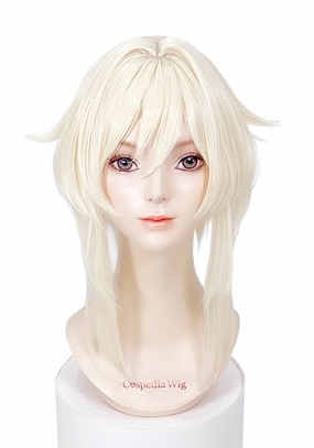 "Genshin Impact" Lumine style cosplay wig Minimalist Home Historical Figure