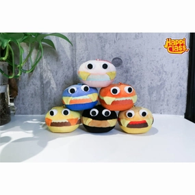 Happi Class - 7cm Burger mobile cleaner blind box (set of 6) ?h???? Football Throw Moon Phase