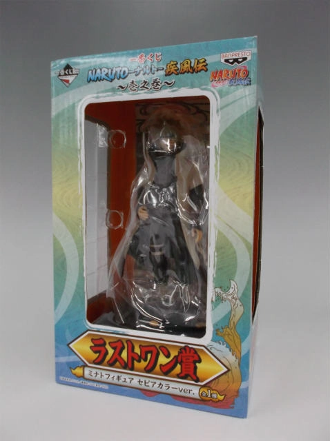 Seasonal Favorite Childrens Toy Ichiban Kuji Naruto Genden -Ichinomaki -Last One Prize Minato Figure Sepia Color Ver. 68011
