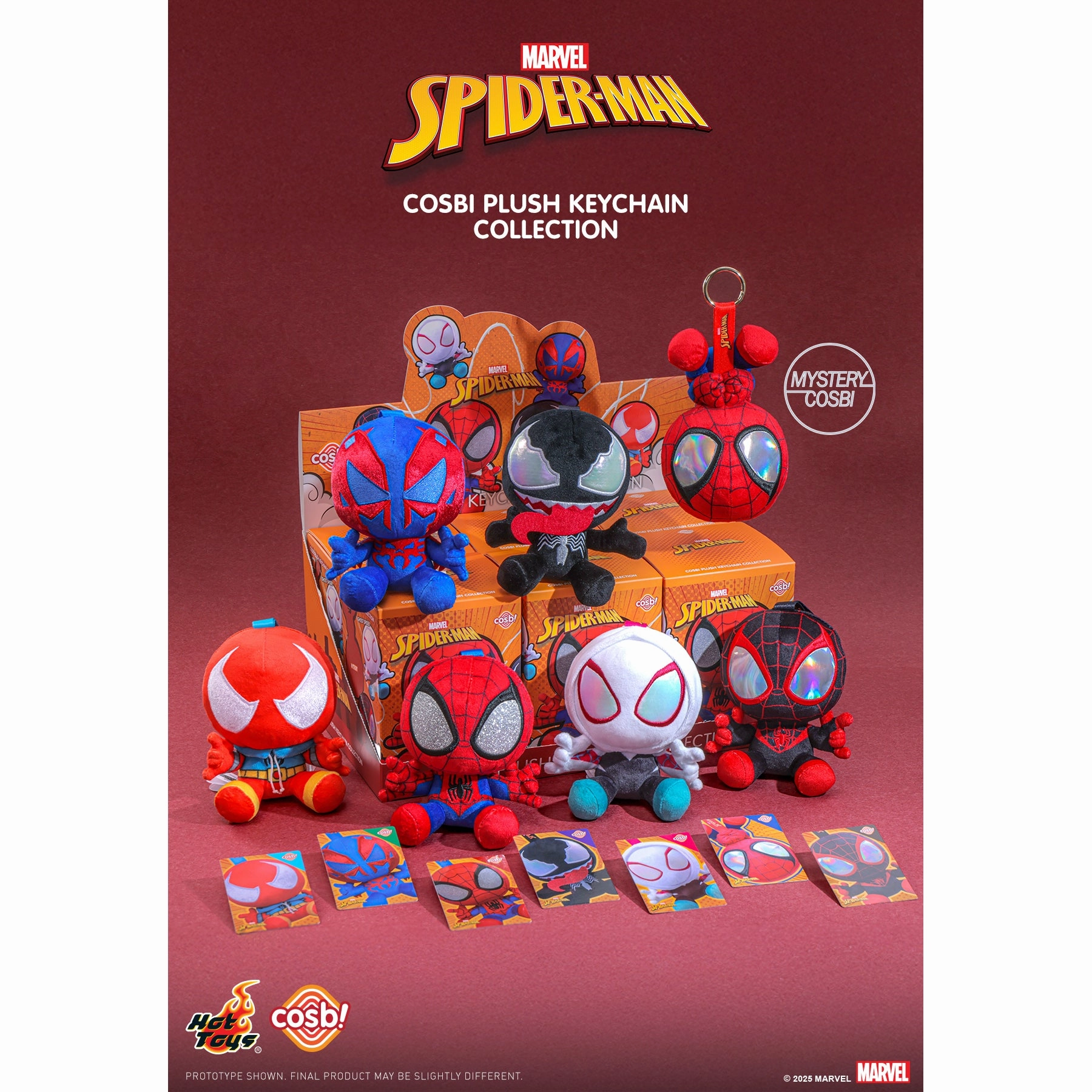Geometry Set Reputation Build Marvel Comics - Spider Man Cosbi Plush Keychain (box 6) ??b ?i??