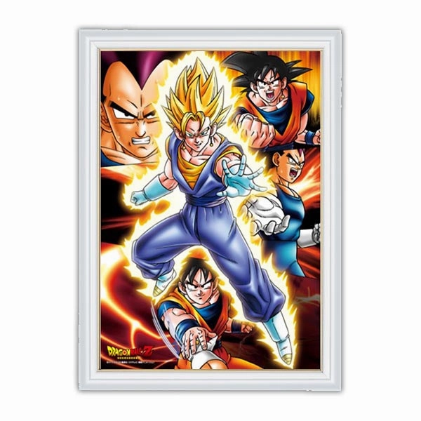 Mindfulness practice Algebra Puzzle Dragon Ball Z 108 pieces of puzzle <???~> Vegetto 18.2x25.7cm with Frame included Creative EmotionalIntelligence