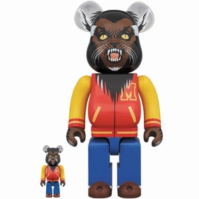 BE@RBRICK Michael Jackson WEREWOLF 100% & 400% Coral Reef