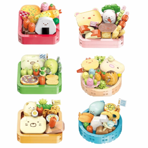 Qman - Sumikko Gurashi ????? Delicious Bento series (set of 6) Wildlife Conservation Toddler Approved