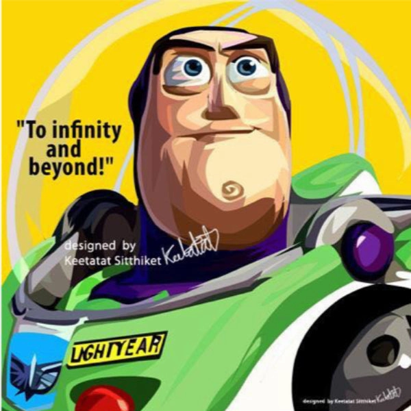 Pop Art Wall Decoration Drawing (Buzz Lightyear) ??????? ?????? Regulation Comply Mixture Separation