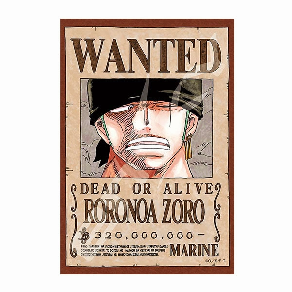 One Piece 150 pieces of puzzle << Wanted Poster - Zoro ~ >> 10x14.7cm Degree Earn