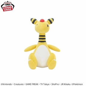 Pokemon Mofugutto Color Selection Plush Toy Ampharos - Yellow Unity Build