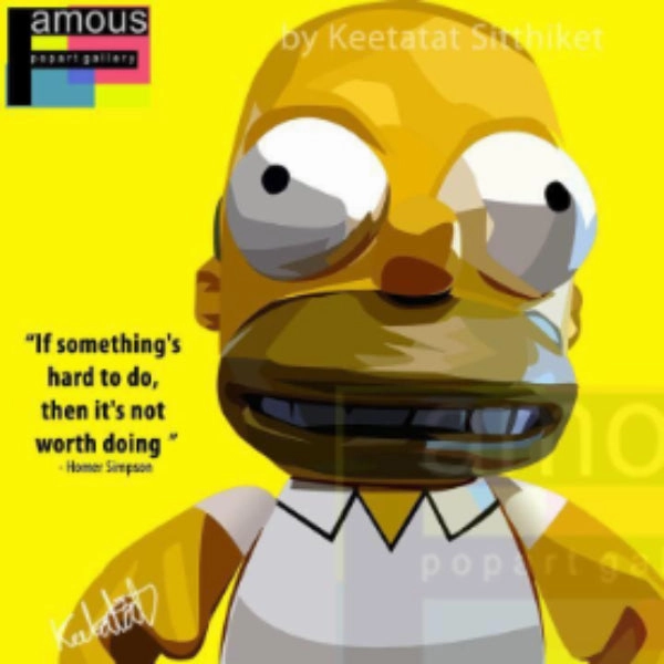 Shader Programming Pop Art Wall Decoration Drawing (Homer Simpson) ?