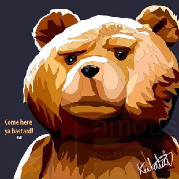 Protection Provide Job Done Pop Art Wall Decoration Drawing (Ted) ?v??30 ?