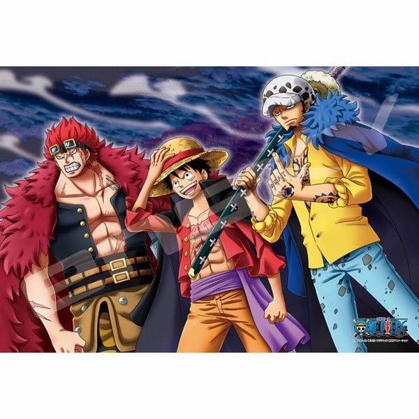 One Piece Jigsaw Puzzle 300 Piece (Luffy & Law & Kid) 300-1774 Child Entertainment Impact Leave
