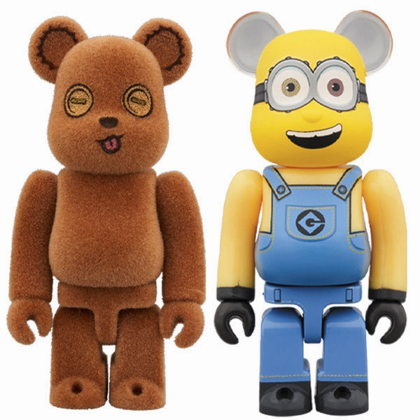 Puppet Show Impact Leave BE@RBRICK TIM & BOB 2PACK 100%