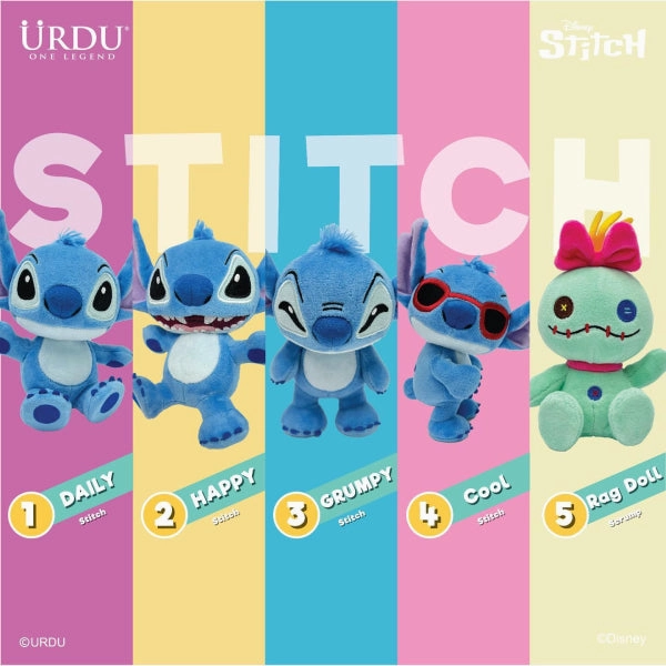 Robot Friend Urdu - Disney Action Softoy Series - Stitch (set of 5) ????