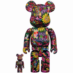 BE@RBRICK Psychedelic Paisley 100?? & 400?? Lake Ecology