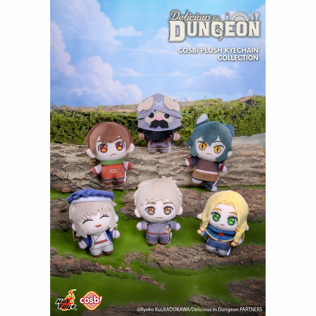 Light Show Hot Toy - Delicious In Dungeon Cosbi Plush Keychain Collection (set of 6) ?m?