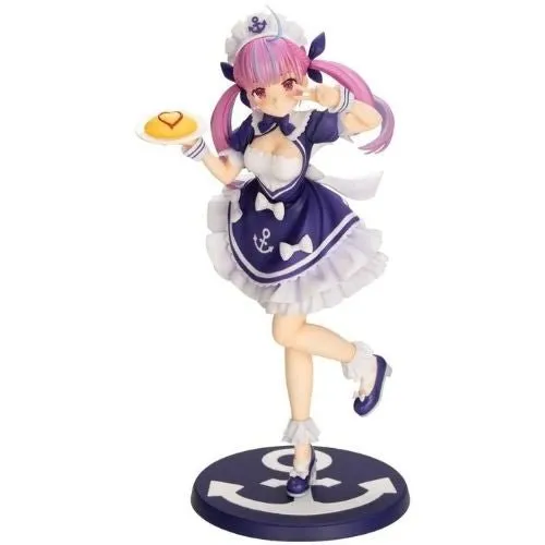 Hololive Production Minato Aqua 1/7 Complete Figure Calculator Game Museum Exhibit