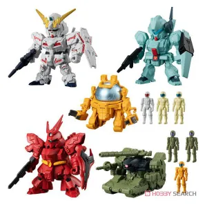 Mobile Suit Gundam Micro Wars 4 Mini Figure Set of 5 Quest Finished