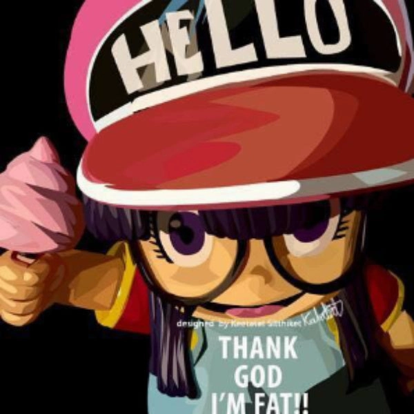 Pop Art Wall Decoration Drawing (Arale) IQ?? ?t??? ? Measuring Tape Synchronization