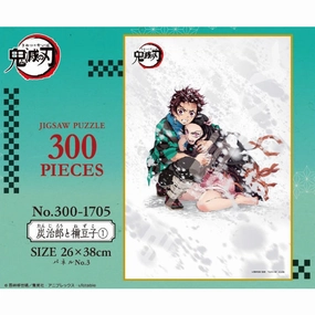 Painting Set Educational Fun Demon Slayer Jigsaw 300-1705 Puzzle 300 Piece Tanjiro & Nezuko (1)