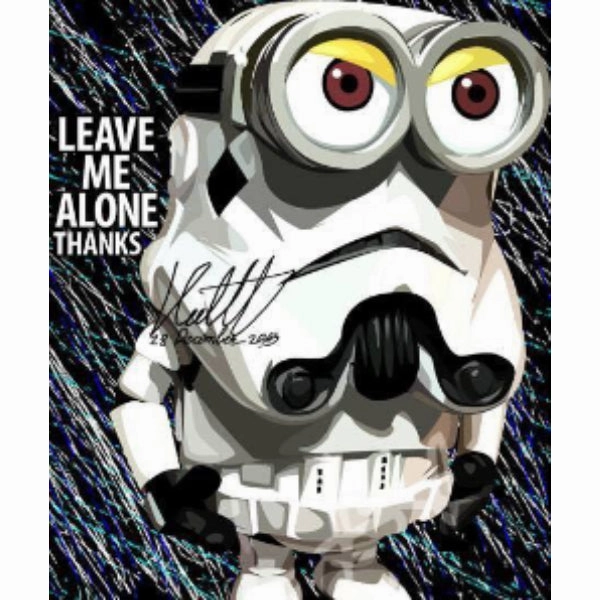 Pop Art Wall Decoration Drawing (Minions Stormtrooper) ??????F ? Creative TurnTaking Easy Clean Creative Freedom