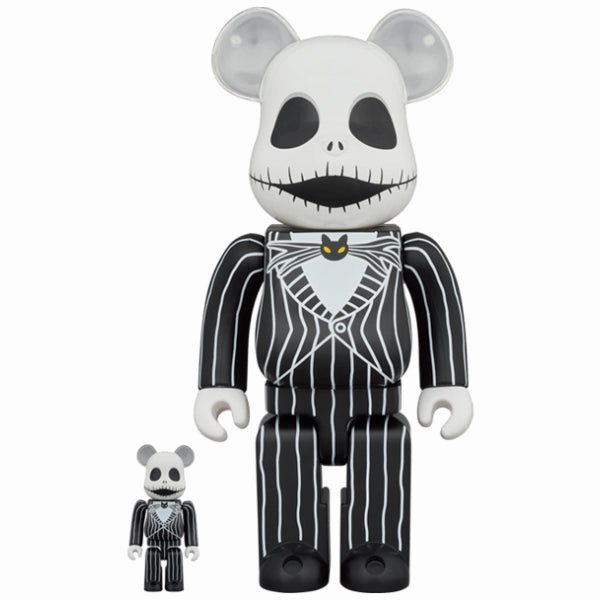 BE@RBRICK Jack Skellington 100?? & 400?? Set Food Chain