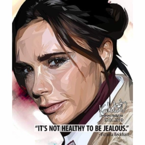 Version Control Stability Maintain Pop Art Wall Decoration Drawing (Victoria Beckham - It's not healthy to be jealous) ?