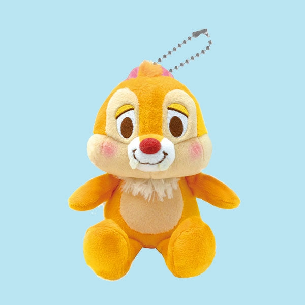 Bone Structure Disney Characters Sitting Soft Toy Doll KeyChain