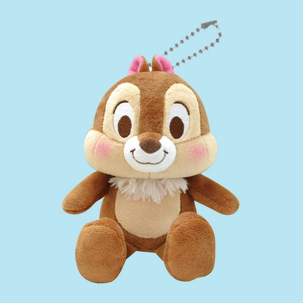 Disney Characters Sitting Soft Toy Doll KeyChain Technique Practice