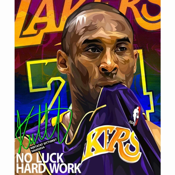 Drawing (Kobe Bryant - No Luck Hard Work) ? ???? Day Night Cycle