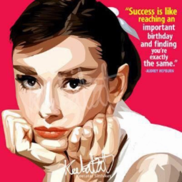 Farm Yard Collision Detection Pop Art Wall Decoration Drawing (Audrey Hepburn - Success) ?????? ?