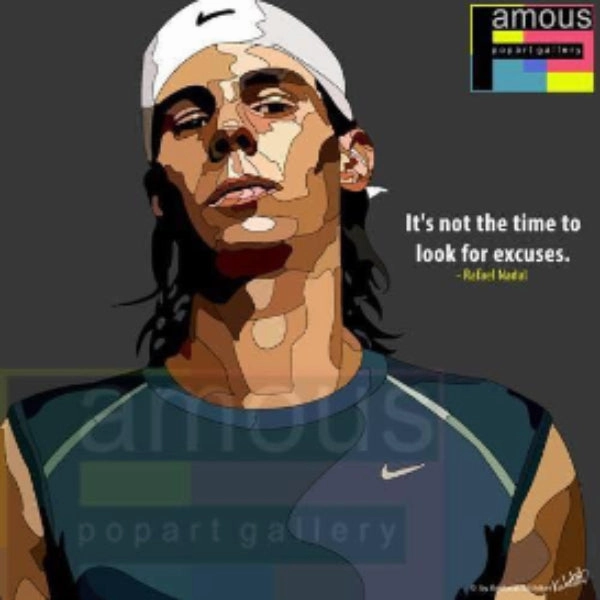 Movie Star Pop Art Wall Decoration Drawing (Rafael Nadal) ?? ?