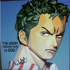 Pop Art Wall Decoration Drawing (Zoro) ???\?? ?? Fall Harvest Plot Creation