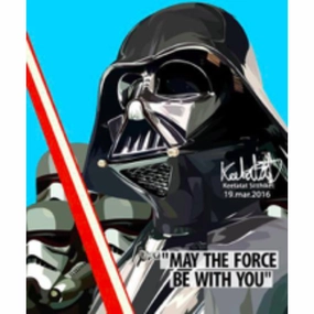 Development Log Fulfillment Attain Pop Art Wall Decoration Drawing (Darth Vader VS Stormtrooper May The Force Be With You) ?????? ?