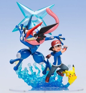 G.E.M. Series - Pokemon: Ash & Pikachu & Ash's Greninja Complete Figure Right Protect GPS Tracker
