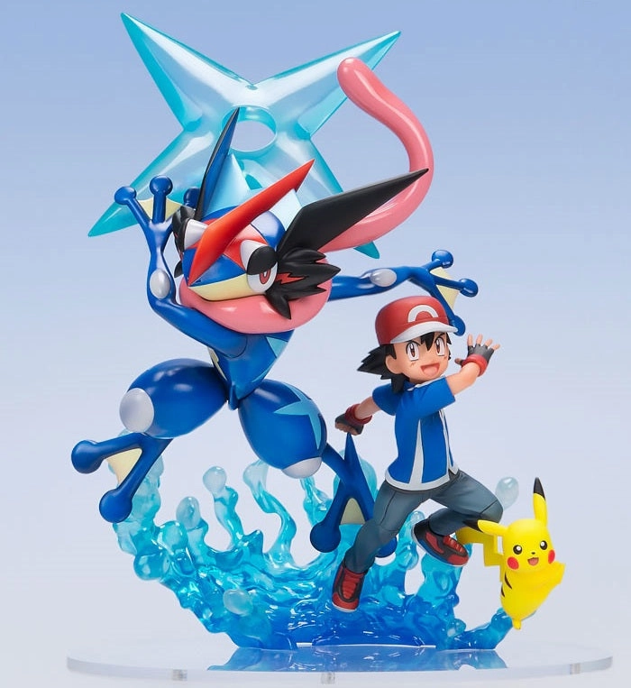 G.E.M. Series - Pokemon: Ash & Pikachu & Ash's Greninja Complete Figure Right Protect GPS Tracker